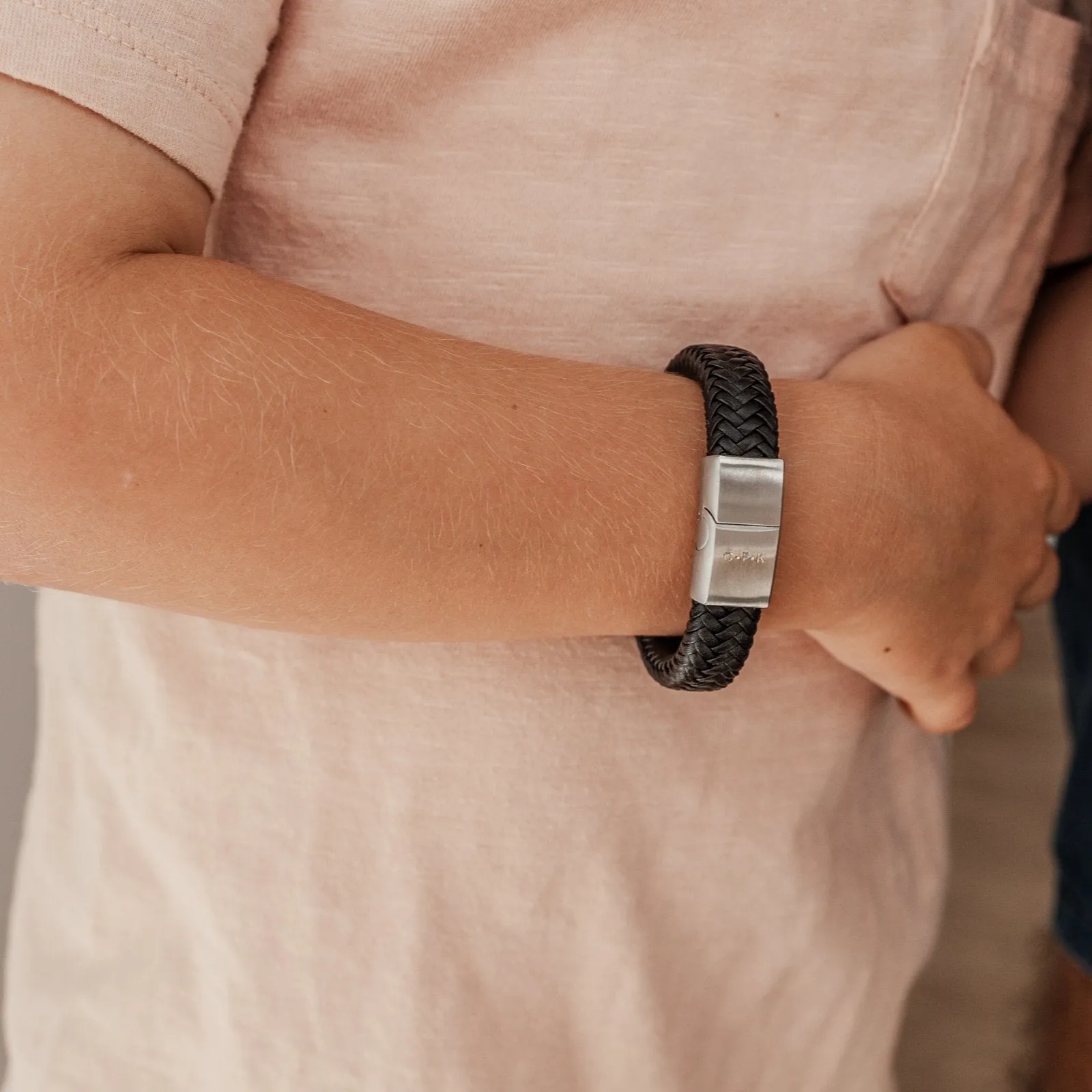 The Boys' Bracelet • Mini Braided Leather Bracelet