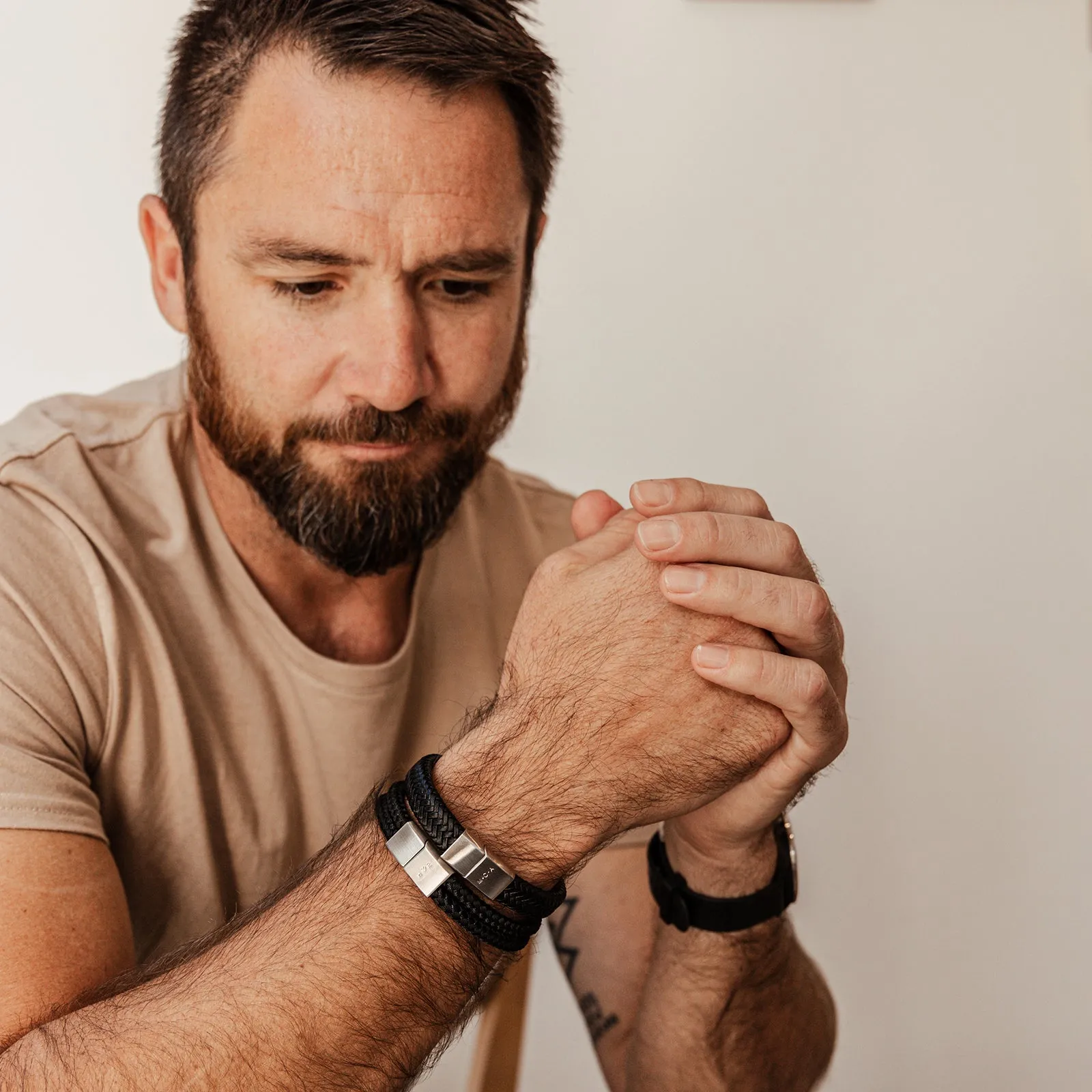 The Men's Bracelet • Double Cord Bracelet