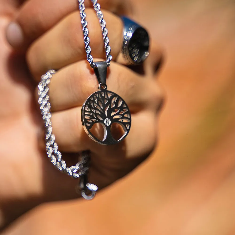 Tree Of Life Pendant - Silver