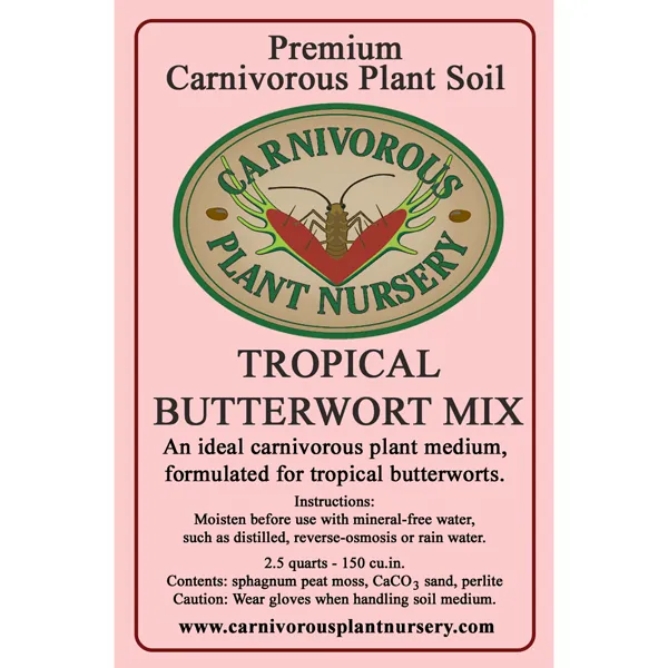 Tropical Butterwort Soil Mix