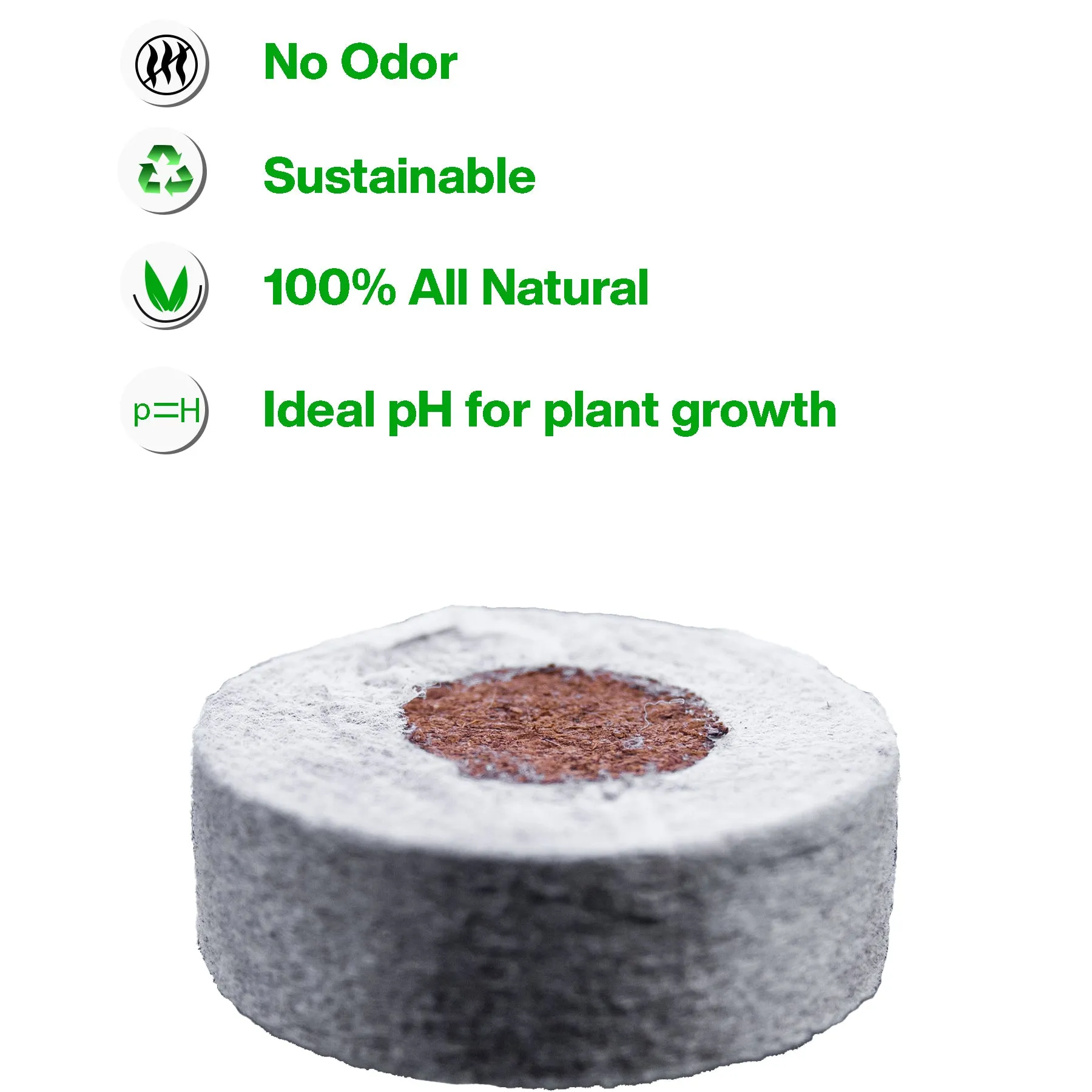 Viagrow Coco Coir Seed Starter Plugs 50 Per Pack, Expandable Coco Discs 50mm (Case of 14)