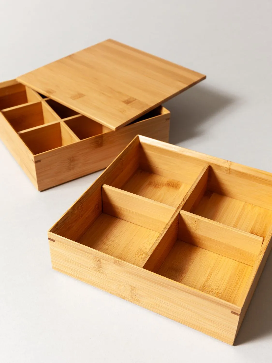 Wakita Two-Tier Bamboo Bento Box