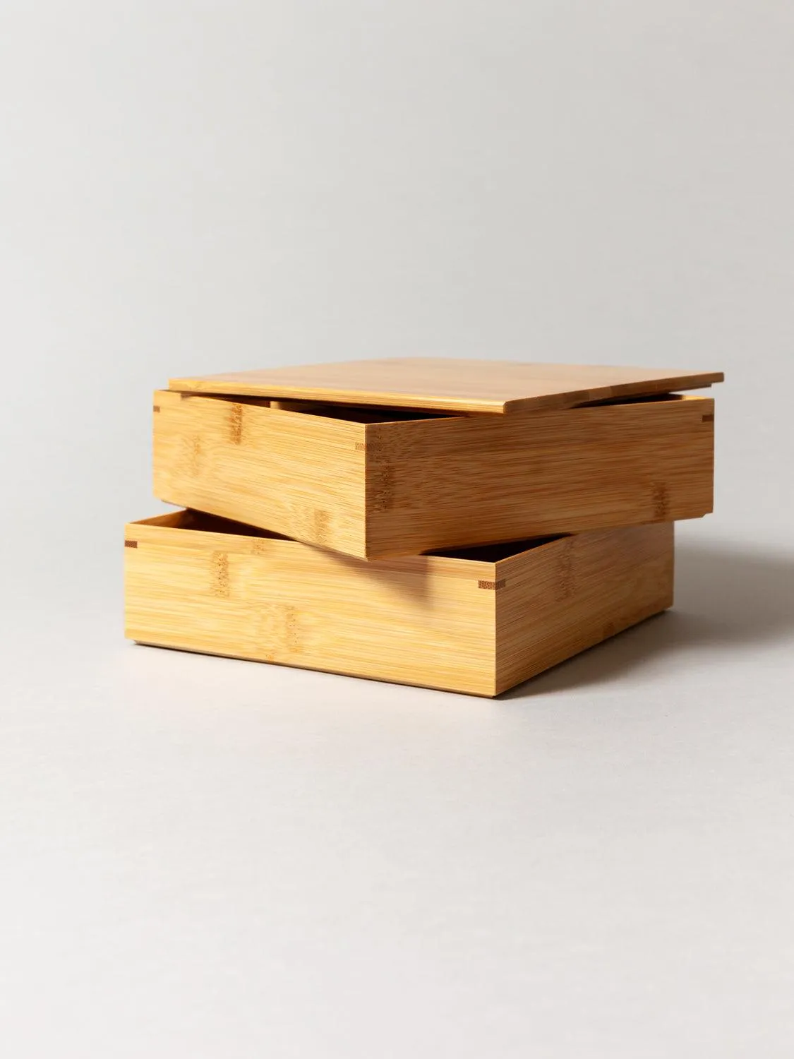 Wakita Two-Tier Bamboo Bento Box