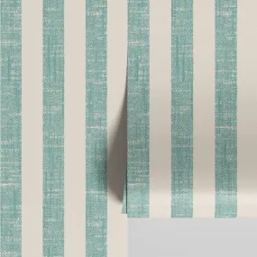 Wasabi Pembroke Stripe Wallpaper