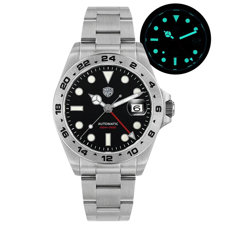 ★Weekly Deals★Watchdives WD16570 NH34 GMT Watch